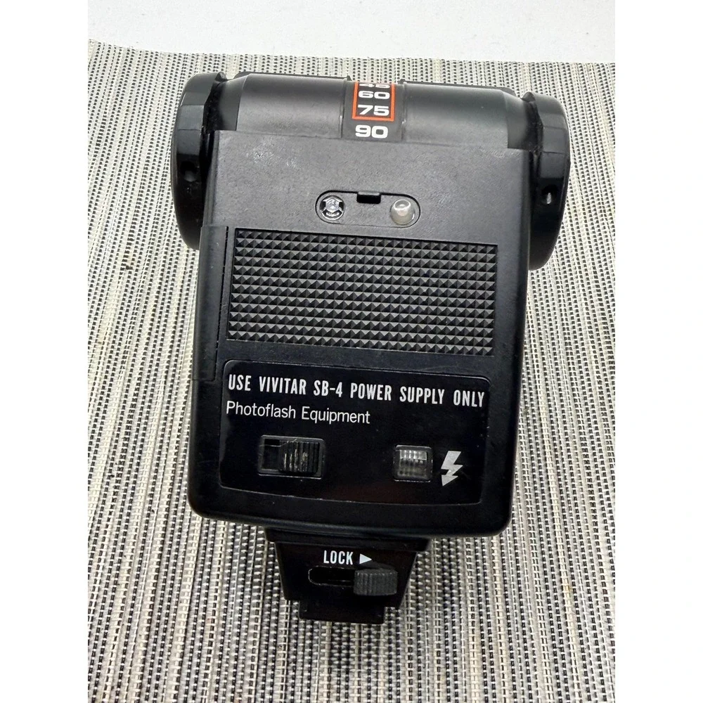 Vivitar 283 Auto Thyristor Electronic Flash Unit Vintage Film‎ Camera Accessory
